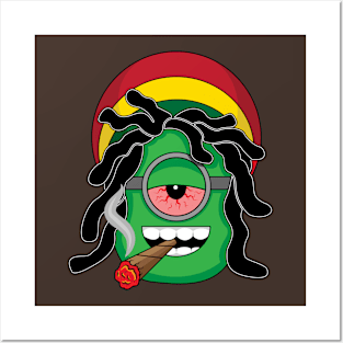 Rasta Minion Posters and Art